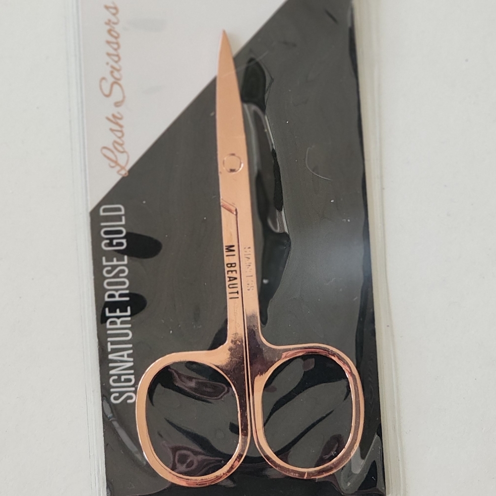 ✂ Rose Gold Lash & Brow Scissors
